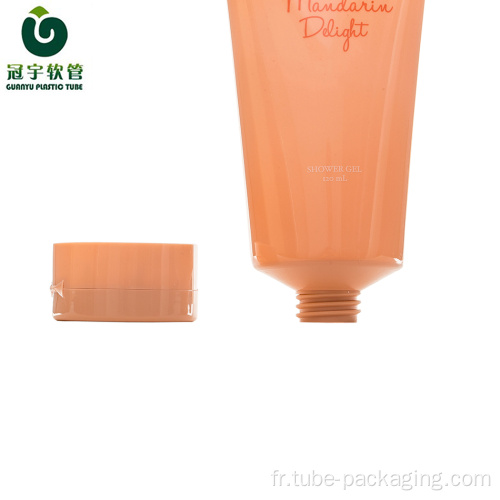 Tube en plastique cosmétique de 150 ml pour emballage de crème pour le corps